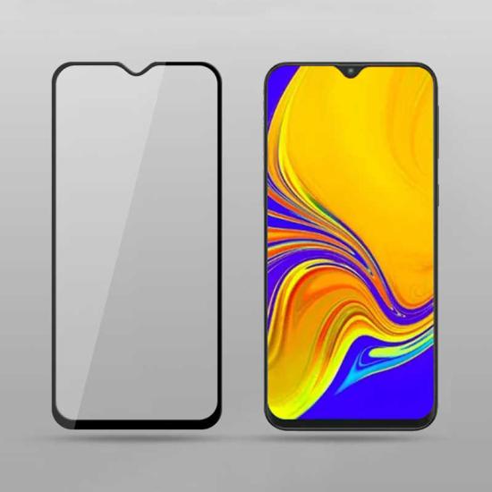 Xiaomi Redmi 8 Zore Kenarları Kırılmaya Dayanıklı Cam Ekran Koruyucu