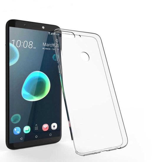 HTC Desire 12 Plus Kılıf Zore Süper Silikon Kapak