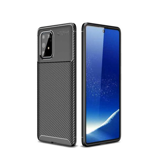 Galaxy A91 (S10 Lite) Kılıf Zore Negro Silikon Kapak