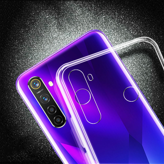 Realme 5 Pro Kılıf Zore Süper Silikon Kapak