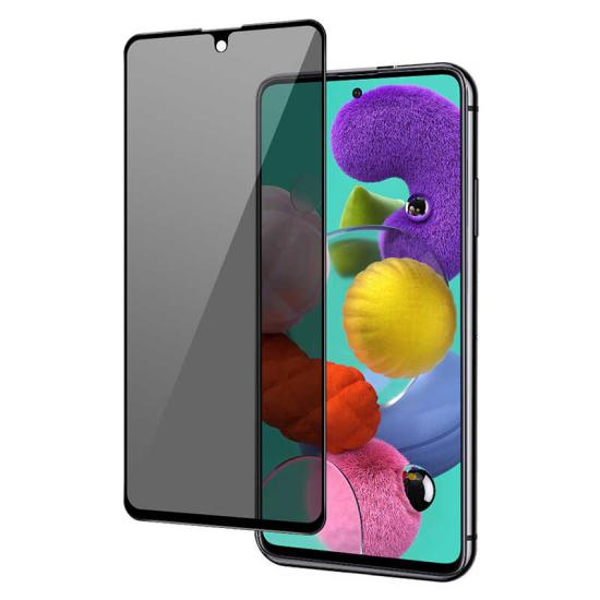 Galaxy A81 (Note 10 Lite) Zore New 5D Privacy Temperli Ekran Koruyucu