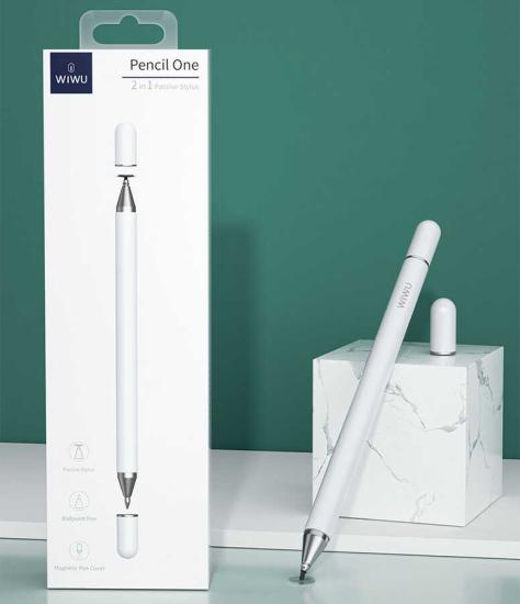 Wiwu Pencil Passive Stylus 2 in 1 Dokunmatik Çizim Kalemi