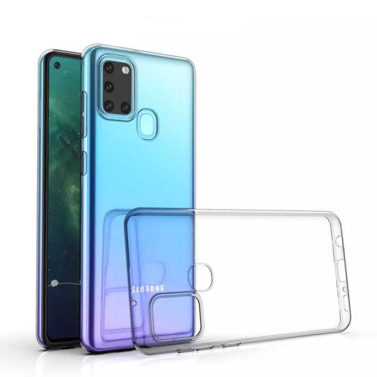 Galaxy A21S Kılıf Zore Süper Silikon Kapak