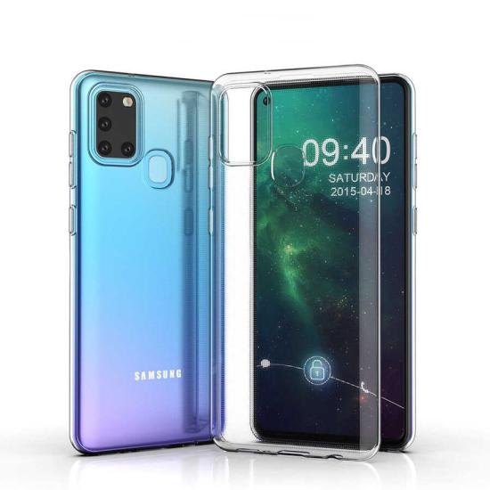 Galaxy A21S Kılıf Zore Süper Silikon Kapak