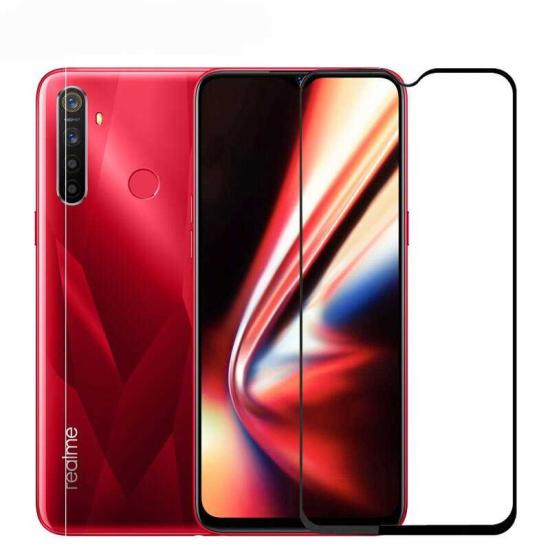 Realme C3 Zore Kenarları Kırılmaya Dayanıklı Cam Ekran Koruyucu