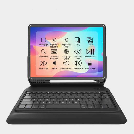 Apple iPad Pro 11 2020 (2.Nesil) Wiwu Keyboard Folio Kablosuz Klavyeli Kılıf