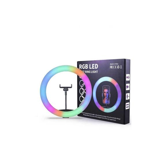 Zore RGB MJ-33 Işıklı Telefon Tutucu Ring Light