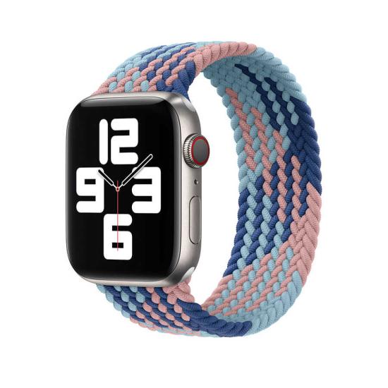 Apple Watch 38mm Wiwu Braided Solo Loop Contrast Color Small Kordon