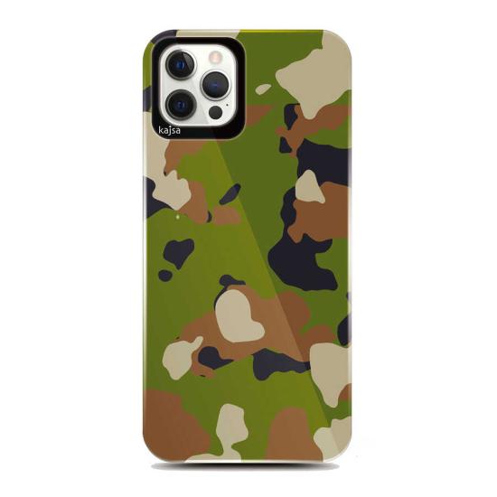 Apple iPhone 12 Pro Kılıf Kajsa Camo Kapak