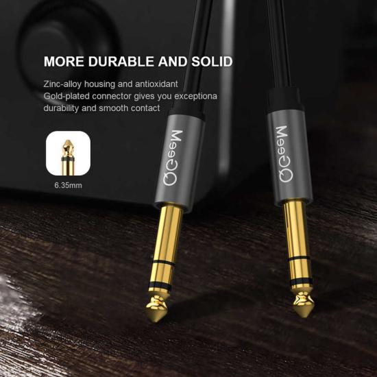 Qgeem QG-AU03 6.35mm Aux Audio Kablo 1M