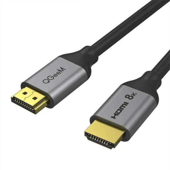 Qgeem QG-AV17 Görüntü ve Ses Aktarıcı HDMI Kablo 2.1 Versiyon 8K HD Kalite 48Gbps 3.05 metre