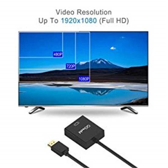 Qgeem QG-HD04 HDMI To VGA Dönüştürücü