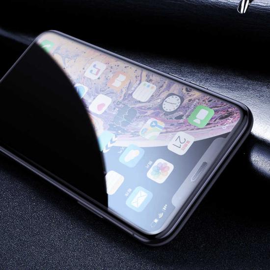 Apple iPhone 13 Pro Zore Anti-Dust Privacy Temperli Ekran Koruyucu