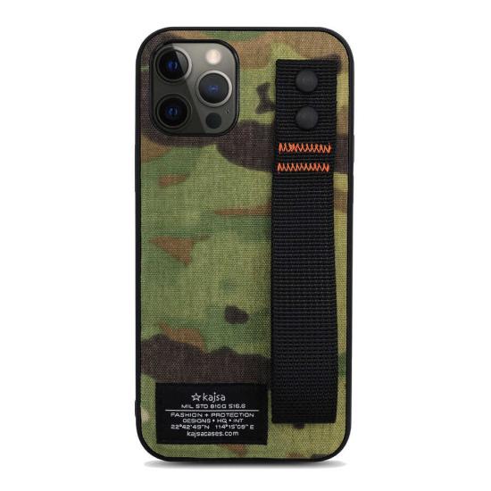 Apple iPhone 12 Pro Max Kılıf Kajsa Cordura Serisi Military Kapak