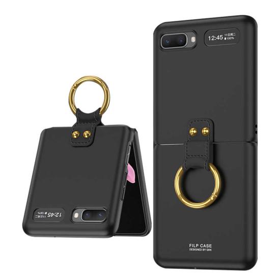 Galaxy Z Flip Kılıf Zore Flip Ring Kıpta Kapak