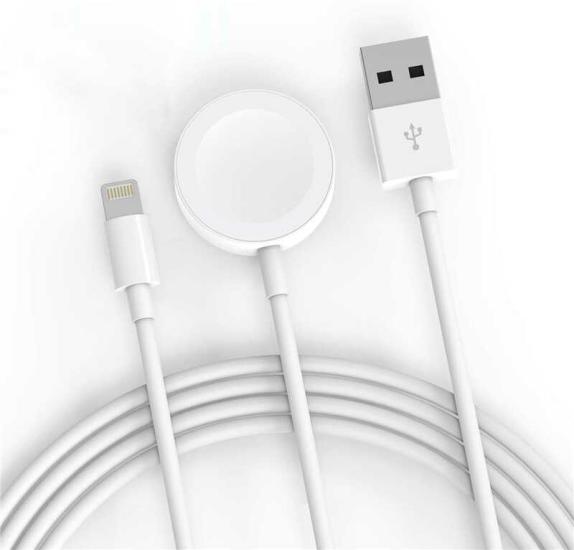 Zore Akıllı Saat Lightning-Wireless USB Şarj Kablosu 1.2m