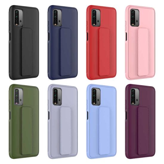 Xiaomi Redmi 9T Kılıf Zore Qstand Kapak