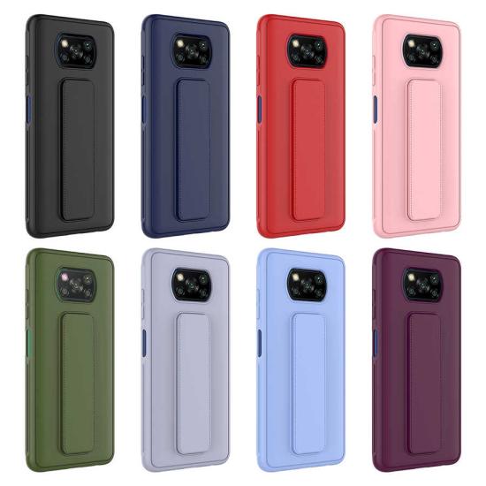 Xiaomi Poco X3 Kılıf Zore Qstand Kapak