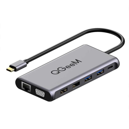 Qgeem QG-UH12-V 12 in 1 Usb Hub