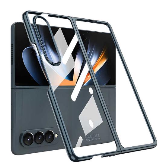 Galaxy Z Fold 4 Kılıf Zore Full Camlı Kıpta Kapak