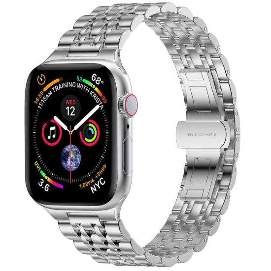 Apple Watch Ultra 49mm Kordon Wiwu Seven Beads Steel Belt Metal Strap Kayış