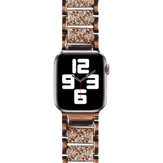 Apple Watch Ultra 49mm Kordon Wiwu Three Beads Set Auger Metal Strap Kayış