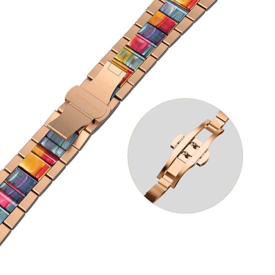 Apple Watch Ultra 49mm Kordon Wiwu Resin Steel Belt Metal Strap Kayış