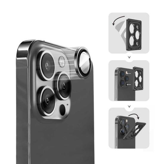 Apple iPhone 14 Pro ​​​Wiwu Lens Guard Metal Kamera Lens Koruyucu