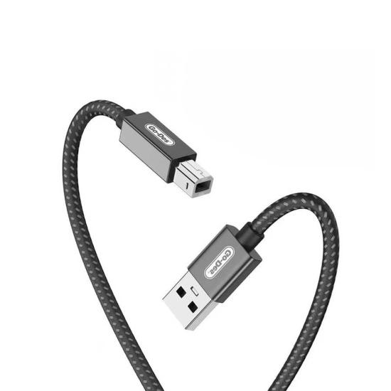 Go Des GD-HM836 USB-A to USB-B 2.0 Örgülü Yazıcı Kablosu 2M