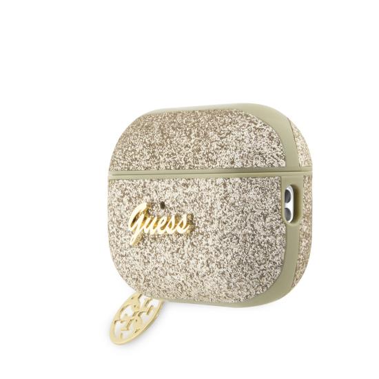 Apple Airpods Pro 2 Kılıf GUESS Glitter 4G Charm Kapak