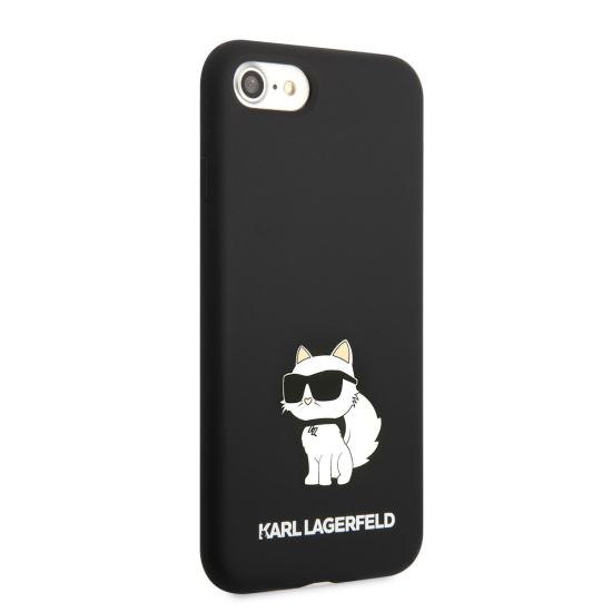 Apple iPhone 7 Kılıf Karl Lagerfeld Silikon Choupette Dizayn Kapak