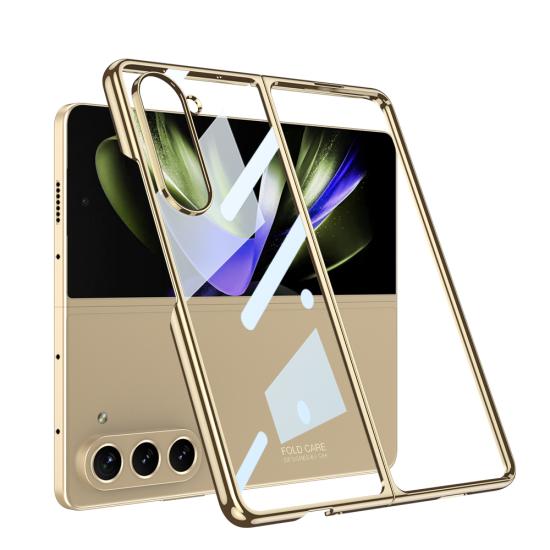 Galaxy Z Fold 5 Kılıf Zore Full Camlı Kıpta Kapak