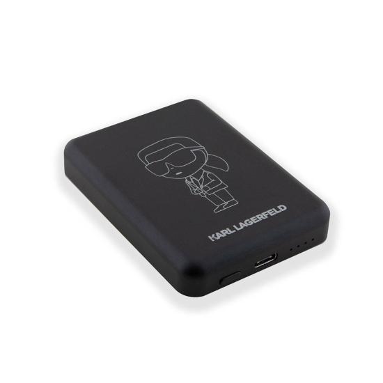 Karl Lagerfeld Led Işıklı Göstergeli Magsafe Magnetik Orjinal Lisanslı Powerbank 5000 Mah