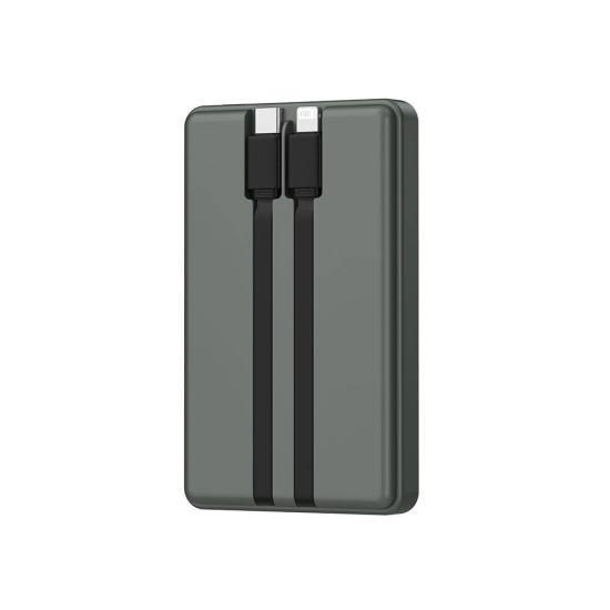 Wiwu Wi-P004 Trunk Serisi Type-C Lightning Çıkışlı Taşınabilir Powerbank PD 22.5W 10000mAh