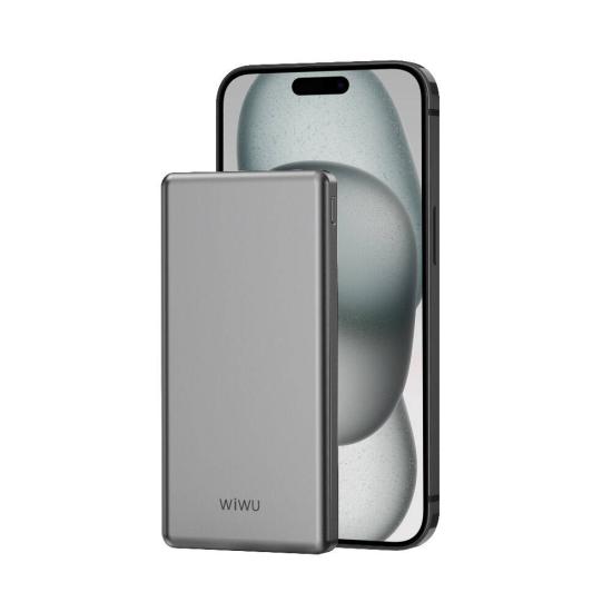 Wiwu Wi-P013 Slim Serisi LED Işık Göstergeli Ultra İnce Taşınabilir Powerbank 10000mAh 22.5W