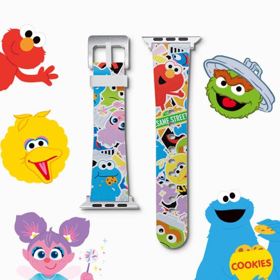 Apple Watch 40mm Casebang Sesame Street Serisi Deri Saat Kordon