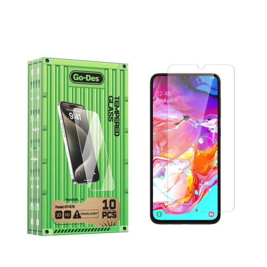 Galaxy A04S Go Des Parmak İzi Bırakmayan 9H Oleofobik Bom Glass Ekran Koruyucu 10’lu Paket