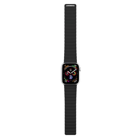 Apple Watch 40mm Kordon Youngkit Classical Magnetik Tak Çıkar Silikon Strap Kayış