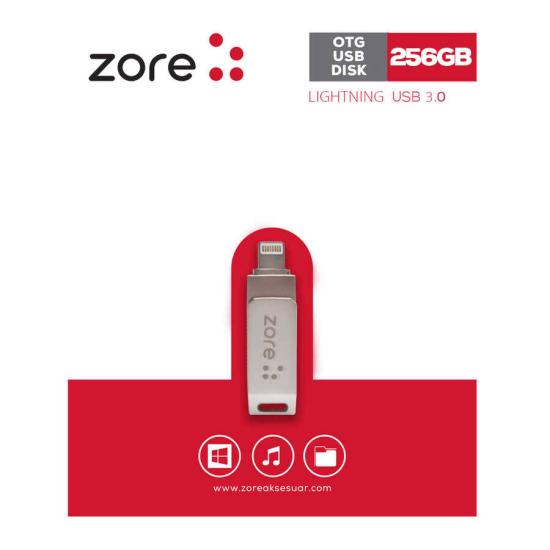 Zore 3.0 Lightning Metal OTG 256 GB