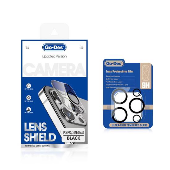 Apple iPhone 16 Pro Go Des Lens Shield CL-14 Kamera Lens Koruyucu