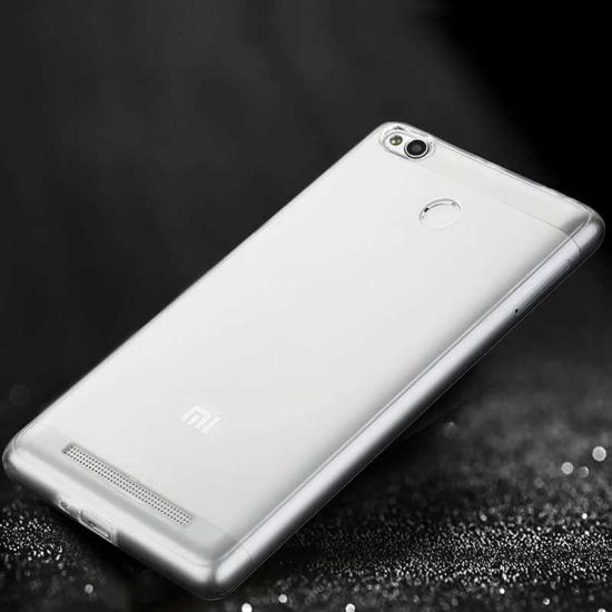 Xiaomi Redmi 3S Kılıf Zore Ultra İnce Silikon Kapak 0.2 mm