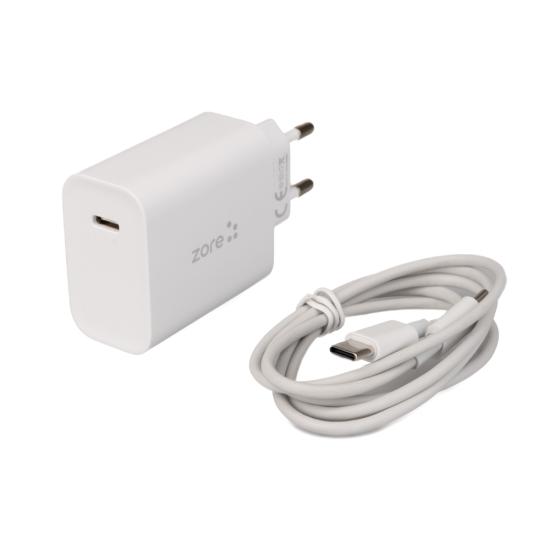 ​Zore XMac Serisi X6 Type-C to Type-C Ev Şarj Aleti 20W