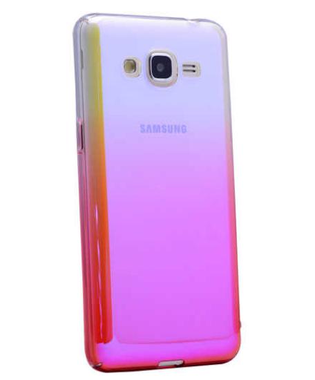 Galaxy J2 Prime Kılıf Zore Renkli Transparan Kapak