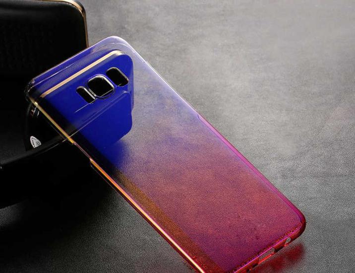 Galaxy S8 Kılıf Zore Renkli Transparan Kapak