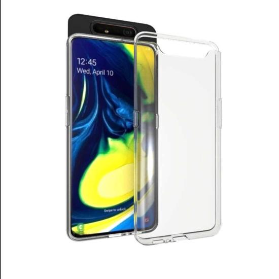 Galaxy A80 Kılıf Zore Süper Silikon Kapak