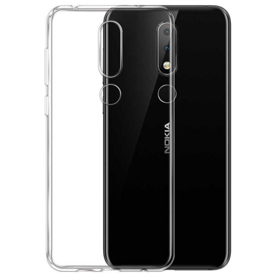 Nokia 5.1 Plus Kılıf Zore Süper Silikon Kapak