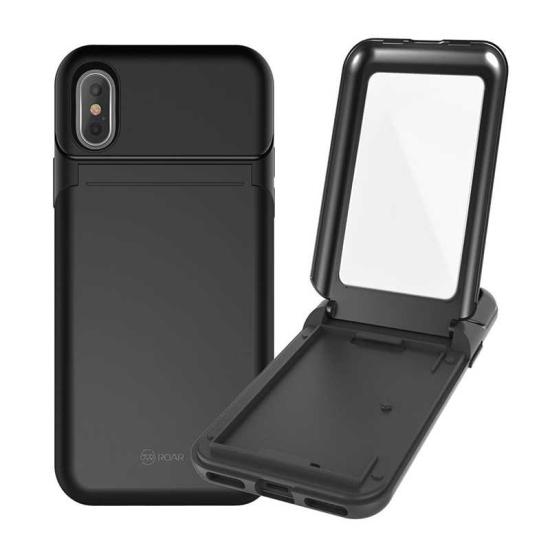 Apple iPhone X Kılıf Roar Mirror Bumper Kapak