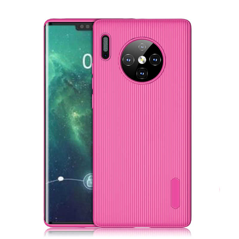 Huawei%20Mate%2030%20Pro%20Kılıf%20Zore%20Tio%20Silikon-Pembe%20koyu