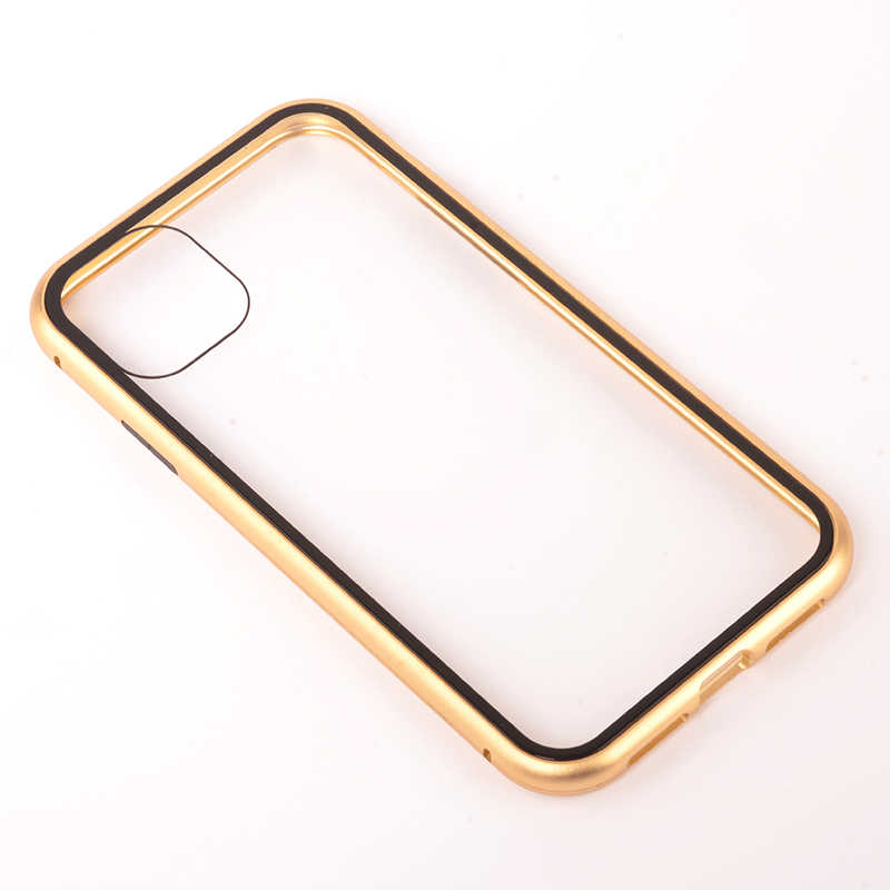 Apple%20iPhone%2011%20Kılıf%20Zore%20Devrim%20Mıknatıslı%20Cam%20Kapak-Gold