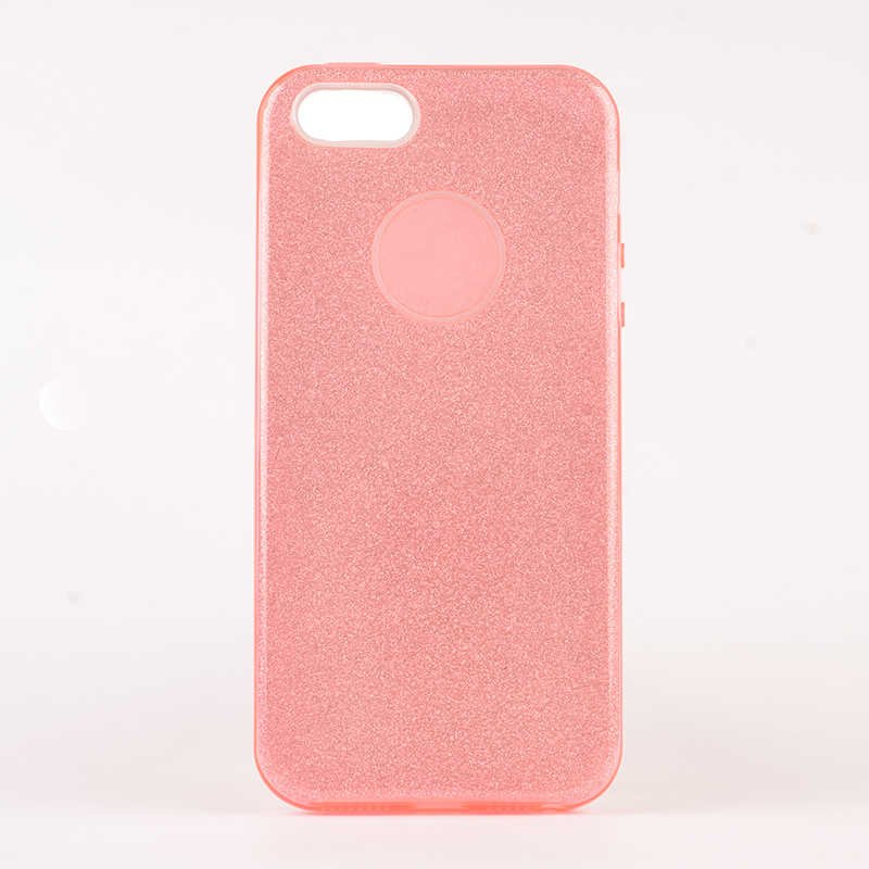 Apple%20iPhone%205%20Kılıf%20Zore%20Shining%20Silikon-Pembe